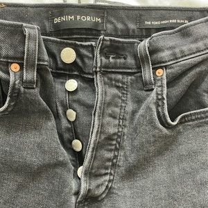 Denim Forum High Rise Jeans